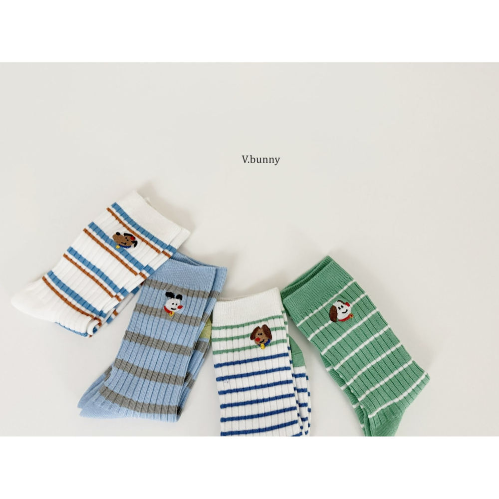 V.bunny 襪子 바닐라버니 멍스양말세트-細節圖5