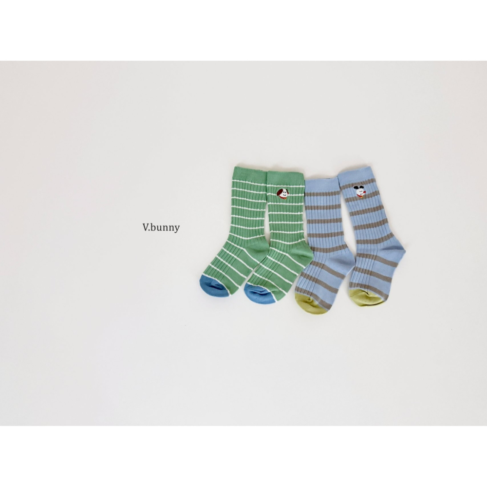 V.bunny 襪子 바닐라버니 멍스양말세트-細節圖6