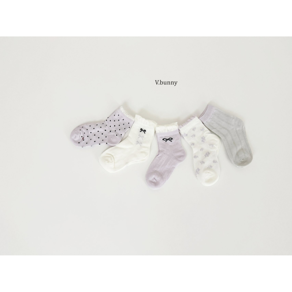 V.bunny 襪子 바닐라버니 모브양말세트-細節圖2