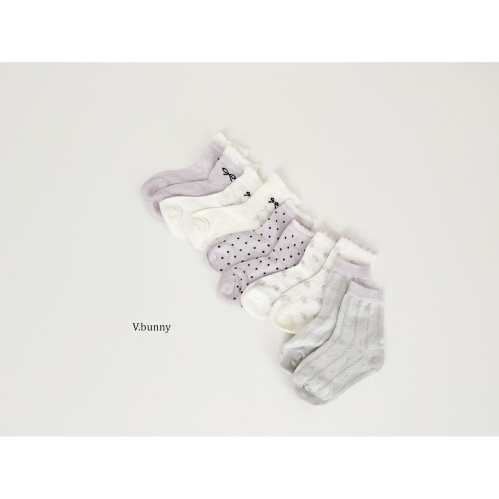 V.bunny 襪子 바닐라버니 모브양말세트-細節圖3