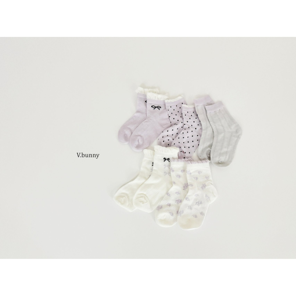 V.bunny 襪子 바닐라버니 모브양말세트-細節圖5