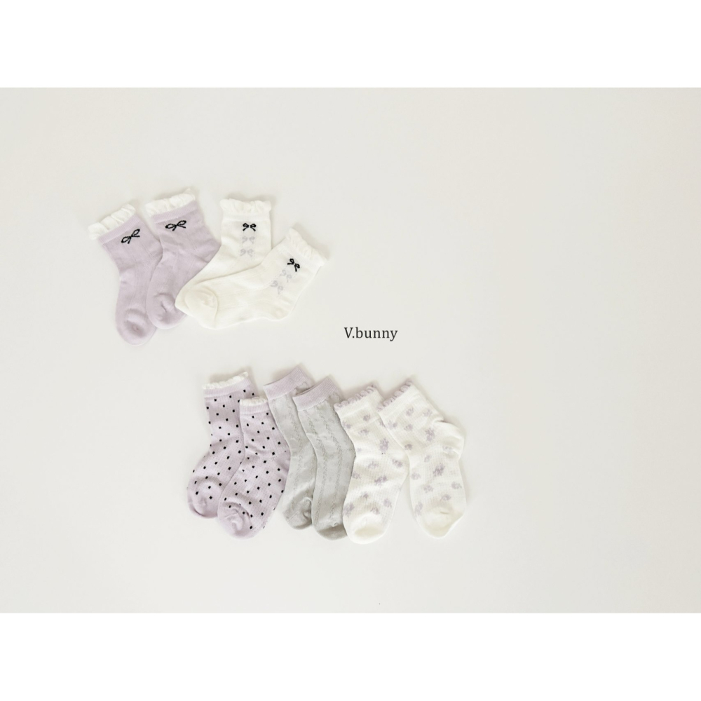 V.bunny 襪子 바닐라버니 모브양말세트-細節圖6