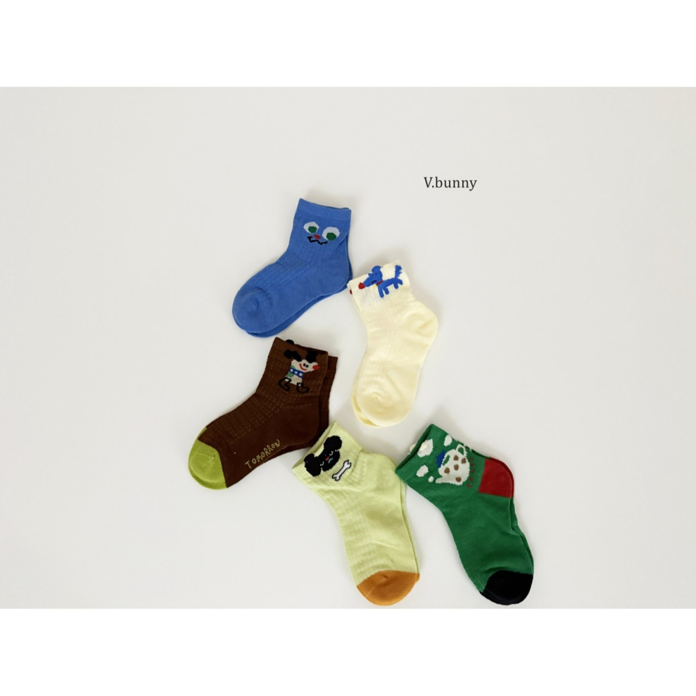 V.bunny 襪子 바닐라버니 주전자양말세트-細節圖3