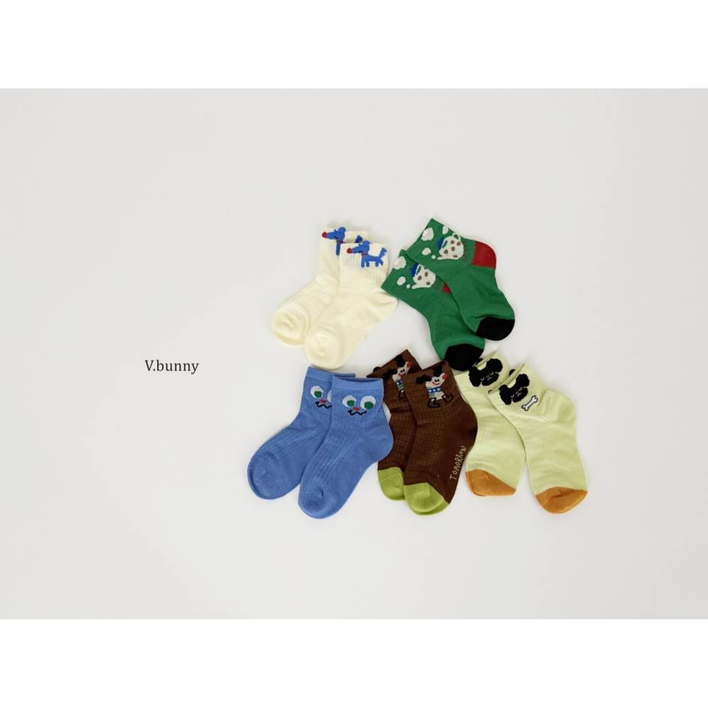 V.bunny 襪子 바닐라버니 주전자양말세트-細節圖5
