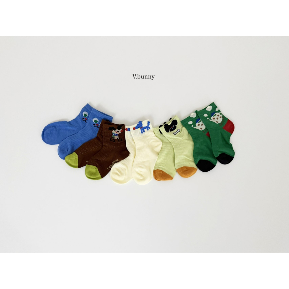 V.bunny 襪子 바닐라버니 주전자양말세트-細節圖6