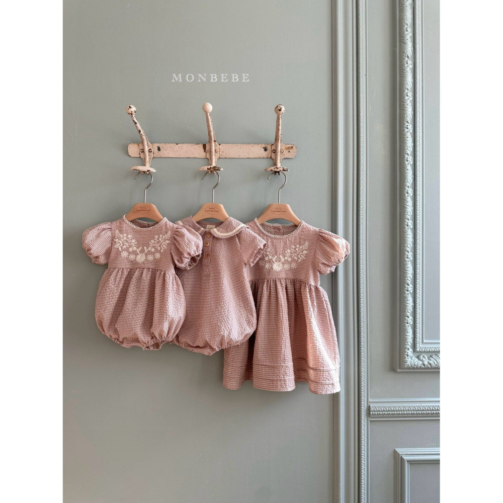 Monbebe 洋裝 몽베베 한나자수원피스-細節圖4