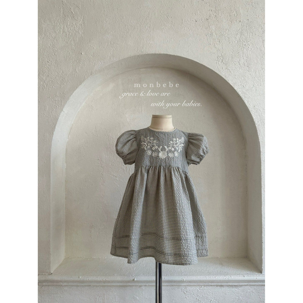 Monbebe 洋裝 몽베베 한나자수원피스-細節圖7