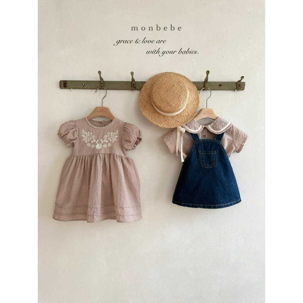 Monbebe 洋裝 몽베베 한나자수원피스-細節圖8