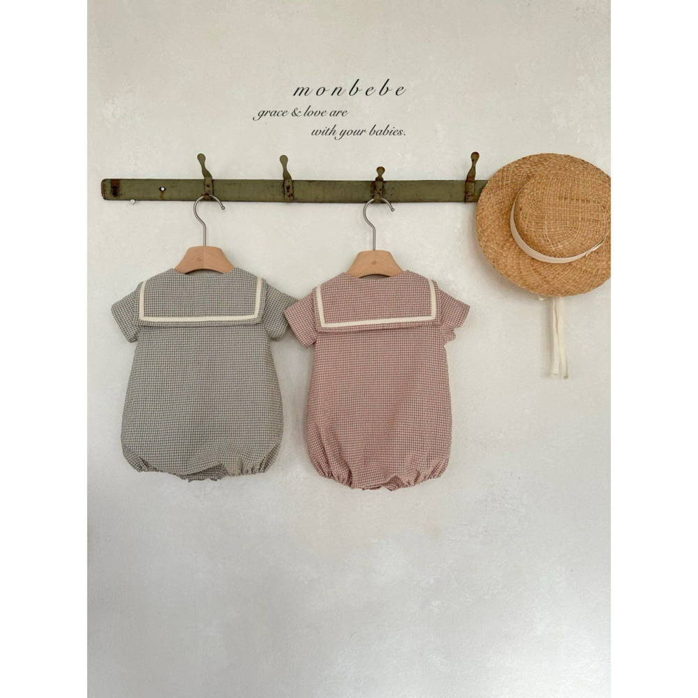 Monbebe 包屁衣 몽베베 체크세라슈트-細節圖4