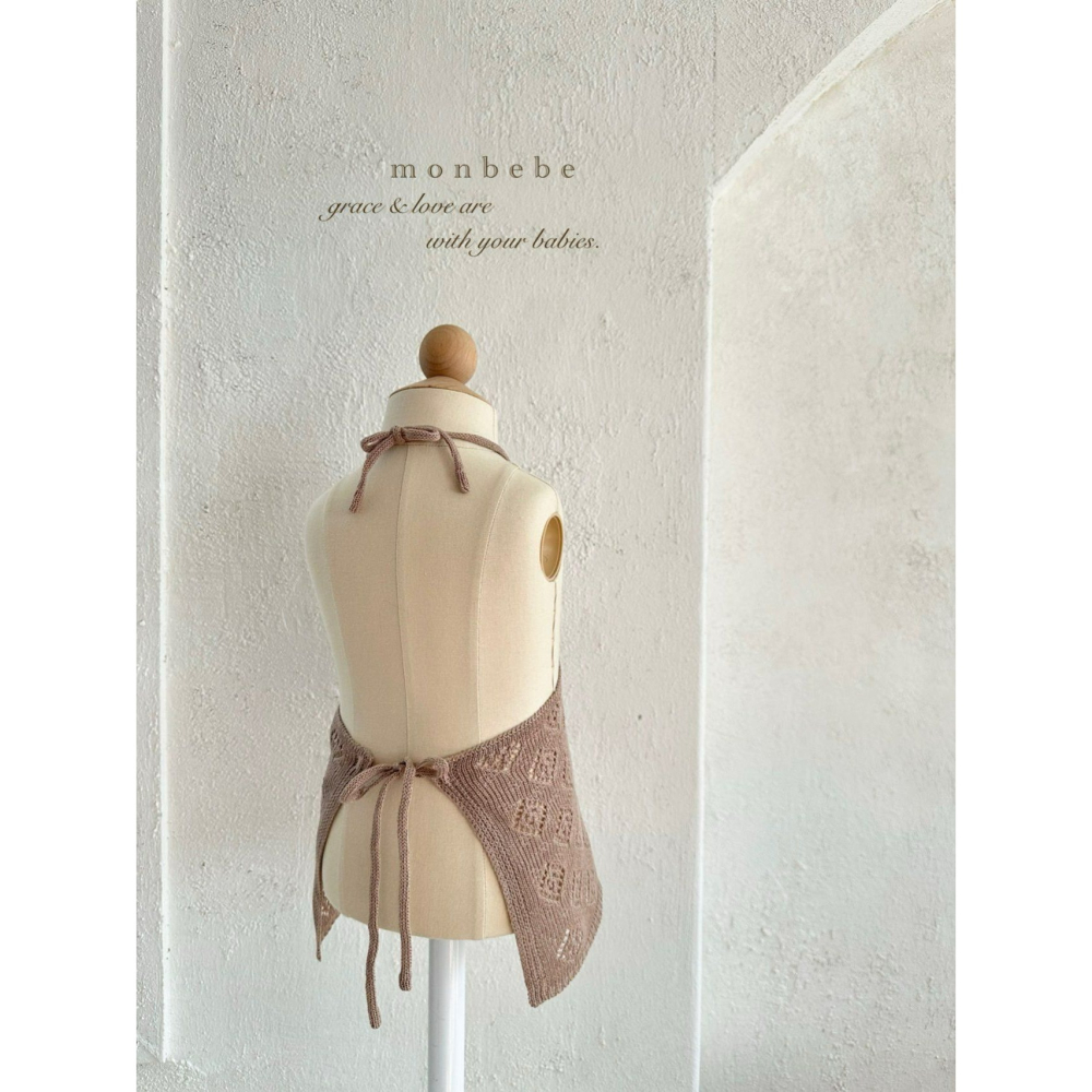 Monbebe 背心 몽베베 니트에이프런-細節圖6