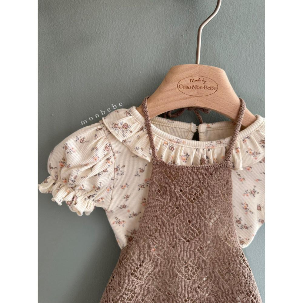 Monbebe 背心 몽베베 니트에이프런-細節圖9