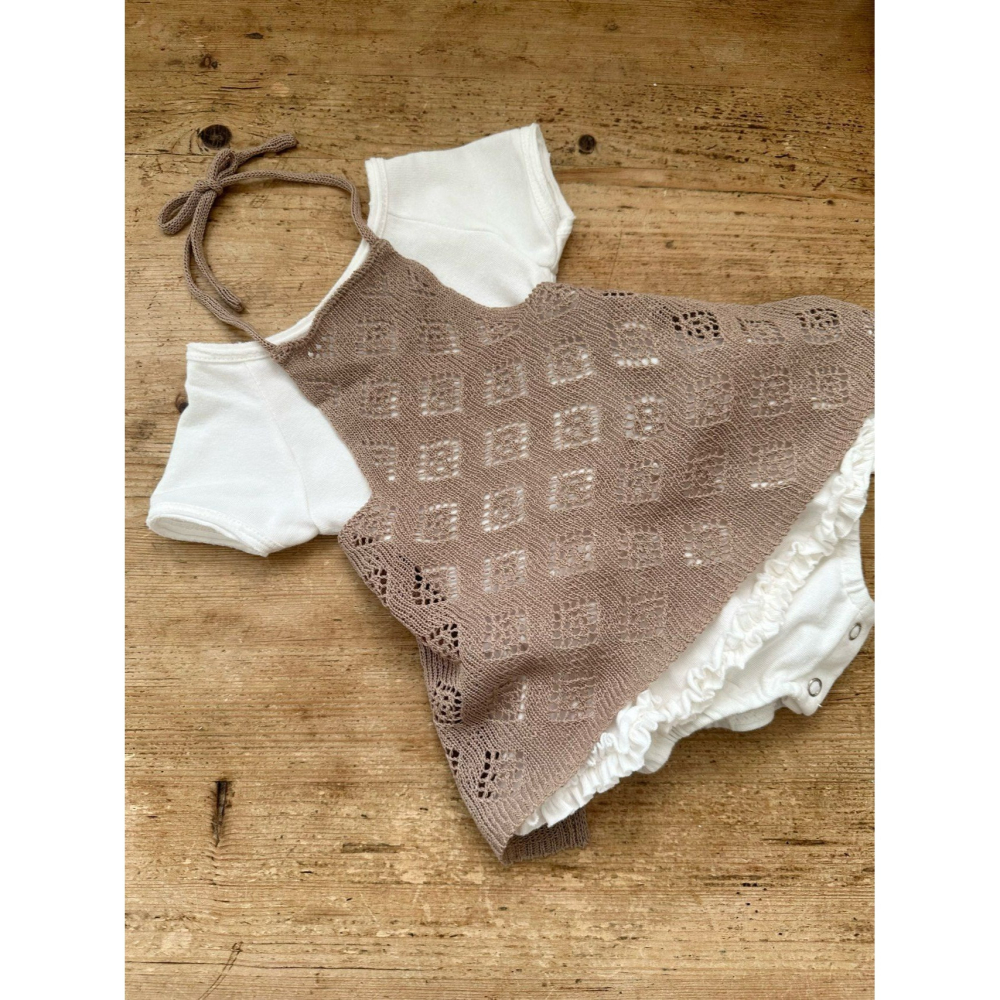 Monbebe 背心 몽베베 니트에이프런-細節圖11