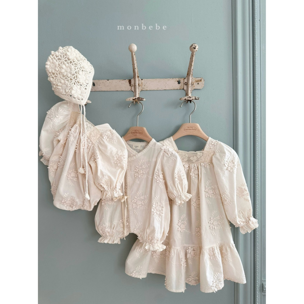 Monbebe 洋裝 몽베베 플로라빈티지원피스-細節圖5