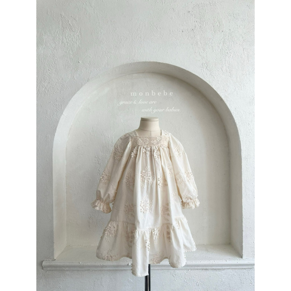 Monbebe 洋裝 몽베베 플로라빈티지원피스-細節圖9