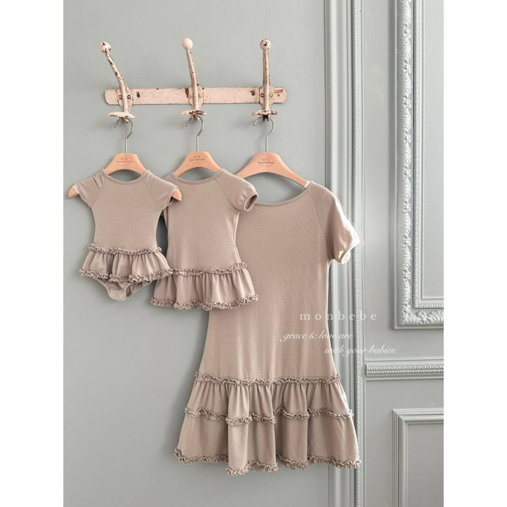 Monbebe 洋裝 親子裝 몽베베 클레어미니원피스엄마-細節圖5