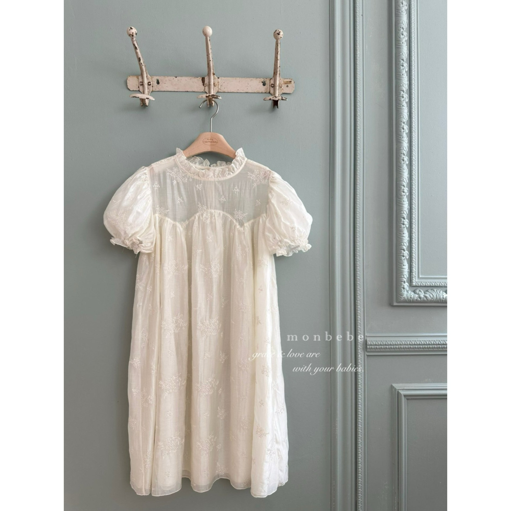 Monbebe 洋裝 親子裝 몽베베 비앙카원피스엄마-細節圖4