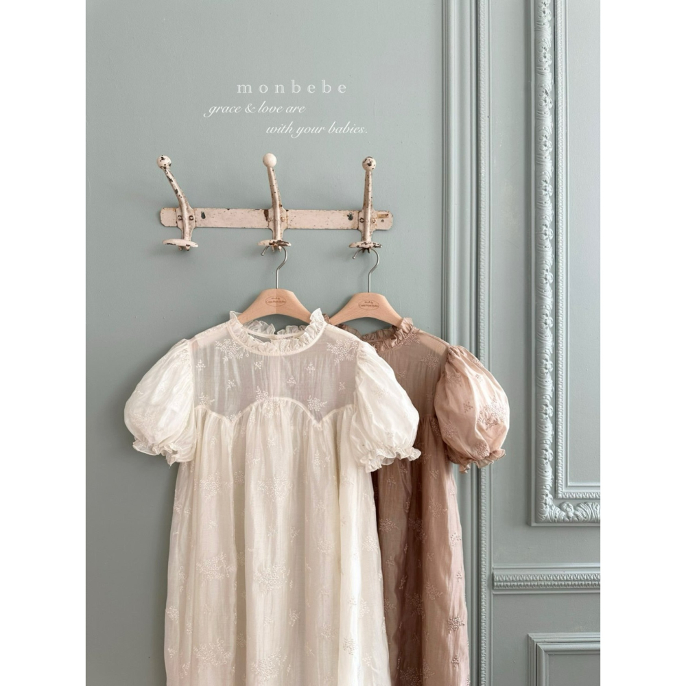 Monbebe 洋裝 親子裝 몽베베 비앙카원피스엄마-細節圖5