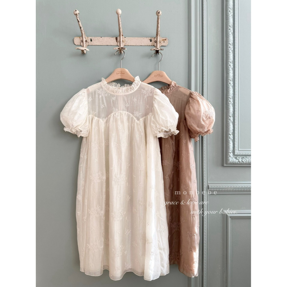 Monbebe 洋裝 親子裝 몽베베 비앙카원피스엄마-細節圖6