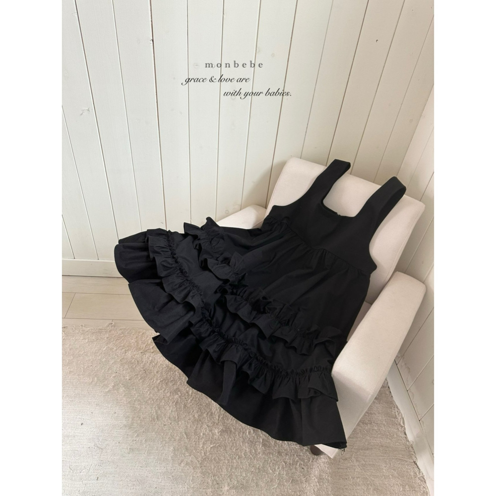 Monbebe 洋裝 親子裝 몽베베 모노프릴원피스엄마-細節圖4