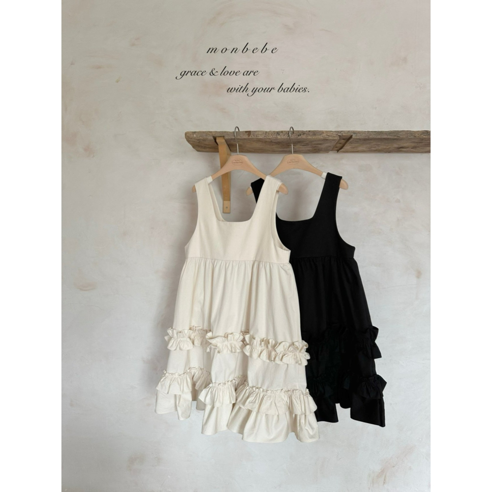 Monbebe 洋裝 親子裝 몽베베 모노프릴원피스엄마-細節圖8