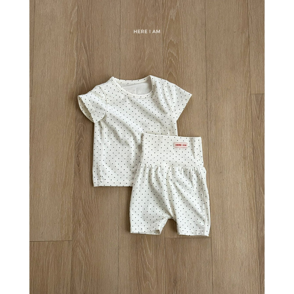 Heariam 套裝 히얼아이엠 도트 모달 실내복-細節圖3