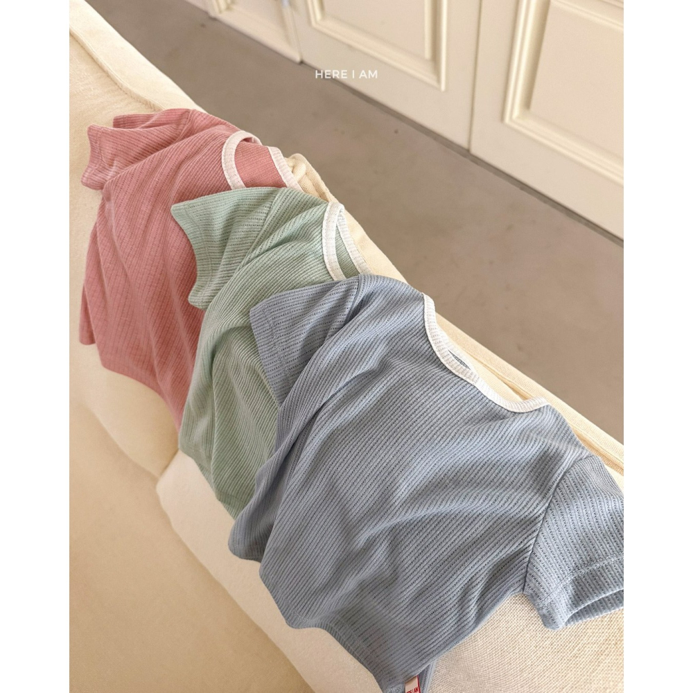 Heariam 套裝 히얼아이엠 매쉬 아일렛 실내복-細節圖3