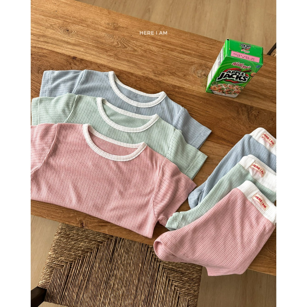 Heariam 套裝 히얼아이엠 매쉬 아일렛 실내복-細節圖8