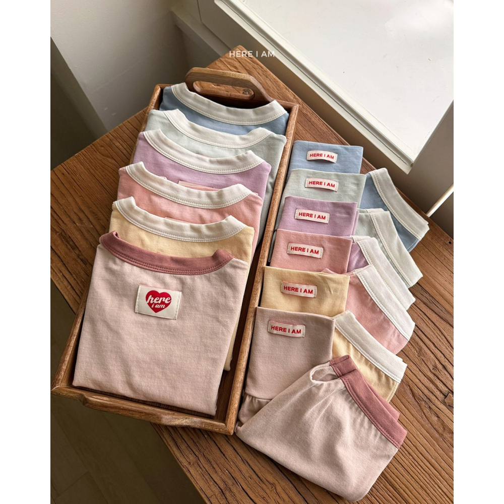 Heariam 套裝 (不含帽) 히얼아이엠 썸머 플레인 실내복-細節圖4