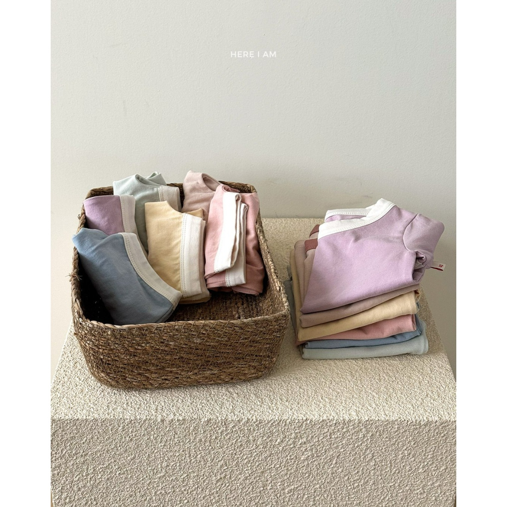 Heariam 套裝 (不含帽) 히얼아이엠 썸머 플레인 실내복-細節圖7