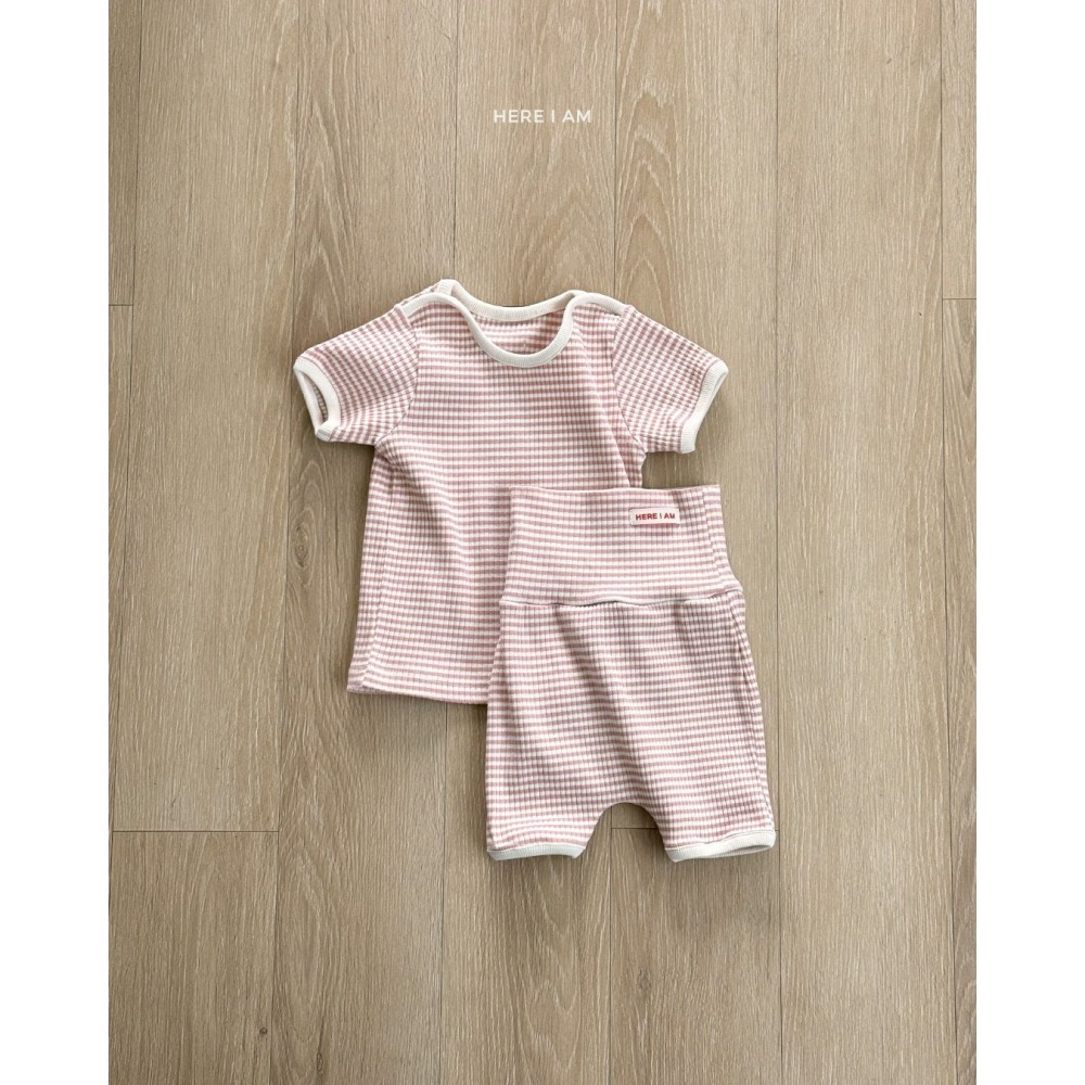 Heariam 套裝 히얼아이엠 파스텔 골지 실내복-細節圖6