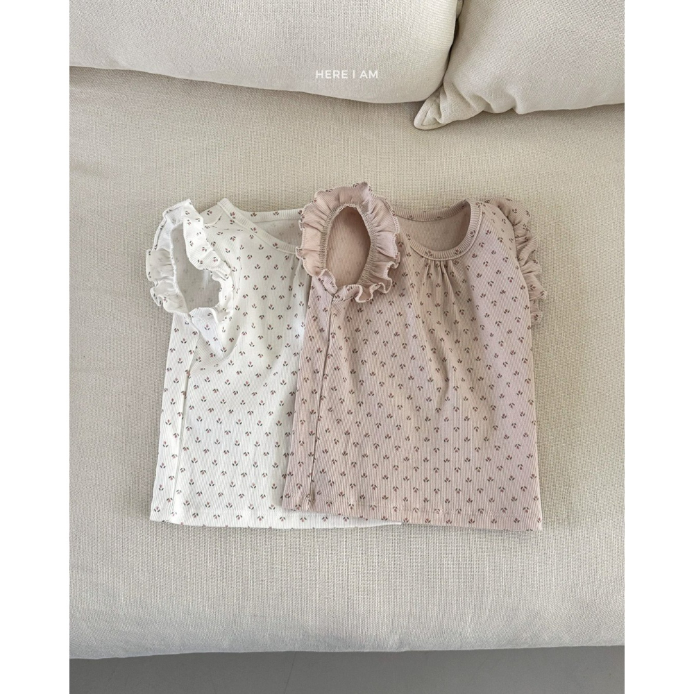 Heariam 套裝 히얼아이엠 프릴 튤립 실내복-細節圖3