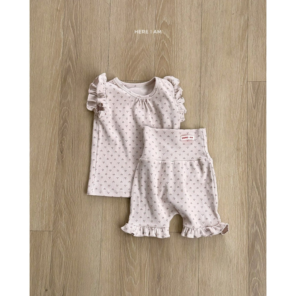 Heariam 套裝 히얼아이엠 프릴 튤립 실내복-細節圖6