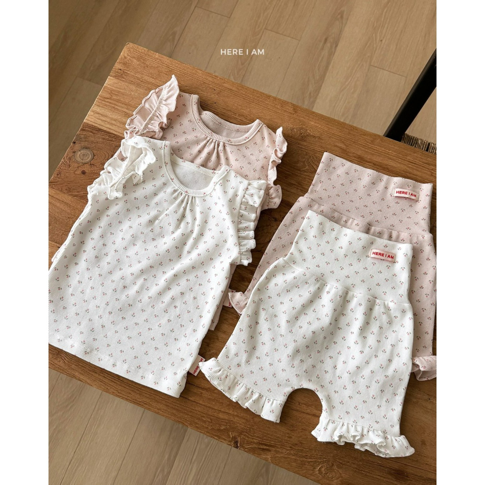 Heariam 套裝 히얼아이엠 프릴 튤립 실내복-細節圖7