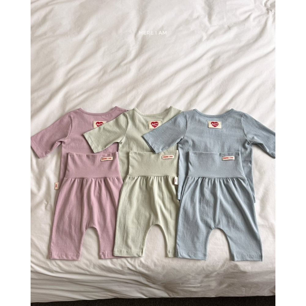 Heariam 套裝 히얼아이엠 플레인 7부 실내복-細節圖4