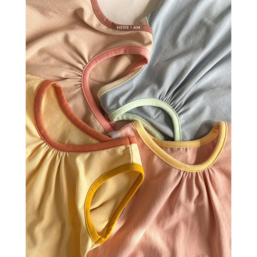 Heariam 吊帶褲 히얼아이엠 플레인 오버롤-細節圖3