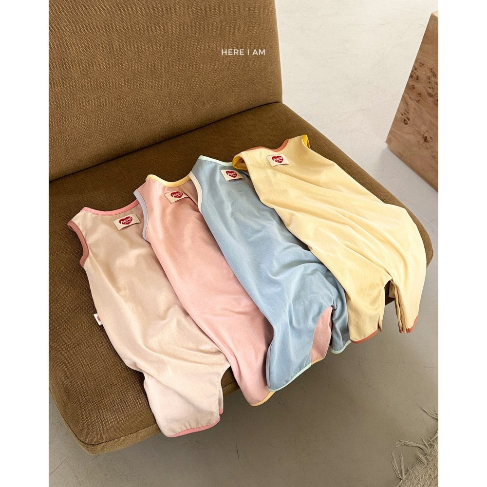 Heariam 吊帶褲 히얼아이엠 플레인 오버롤-細節圖4