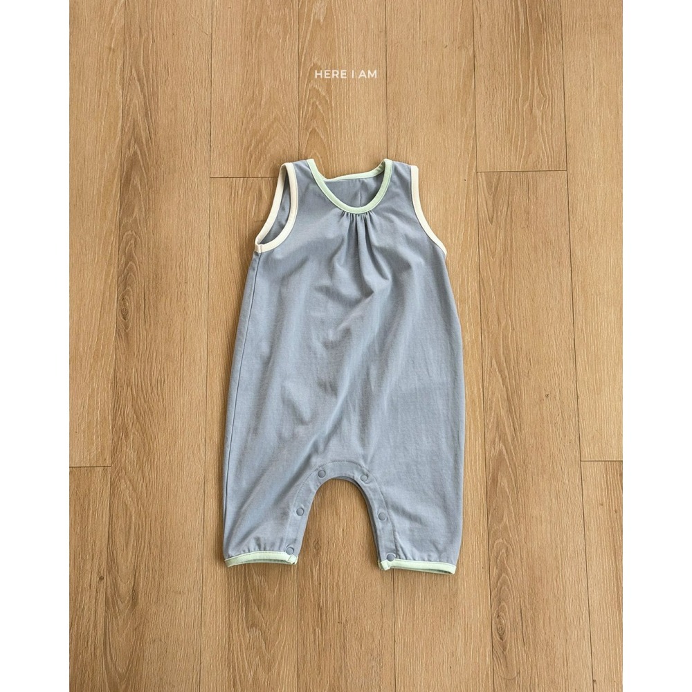 Heariam 吊帶褲 히얼아이엠 플레인 오버롤-細節圖8