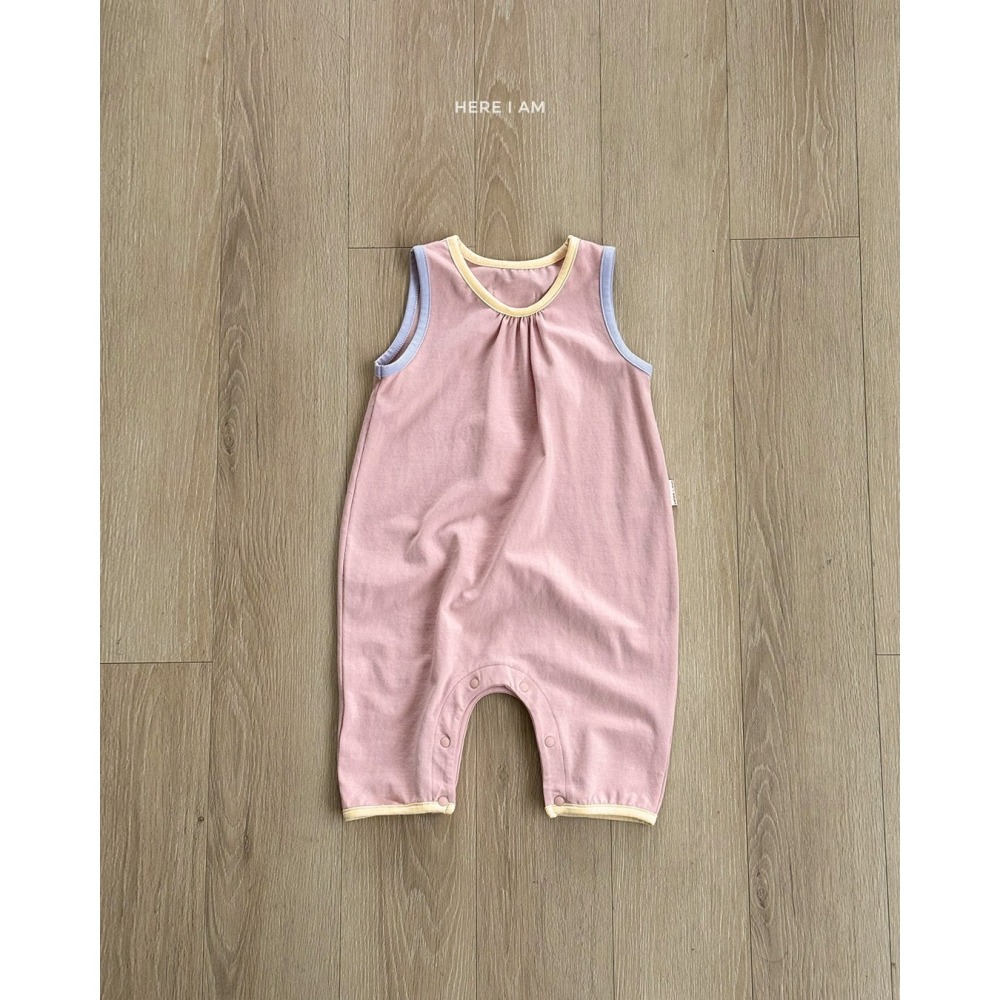 Heariam 吊帶褲 히얼아이엠 플레인 오버롤-細節圖9