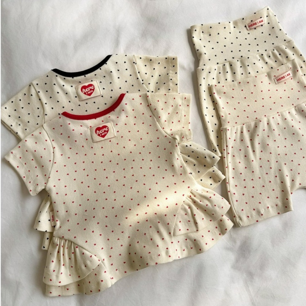 Heariam 套裝 히얼아이엠 하트 셔링 실내복-細節圖2