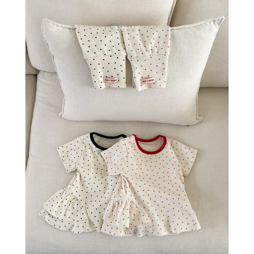 Heariam 套裝 히얼아이엠 하트 셔링 실내복-細節圖8