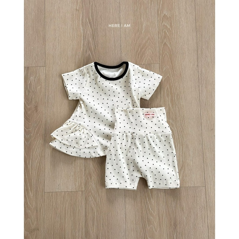 Heariam 套裝 히얼아이엠 하트 셔링 실내복-細節圖9