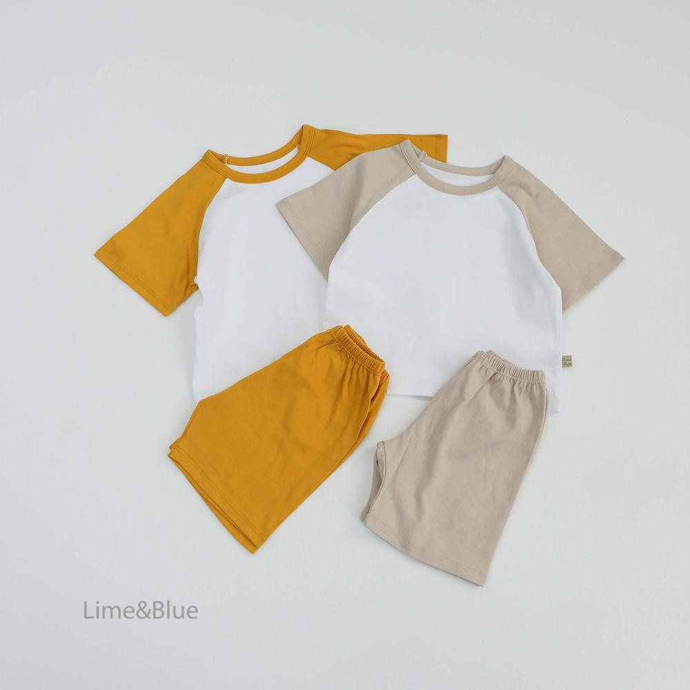 Lime&Blue 套裝 上下 라임앤블루 코튼나그랑상하세트-細節圖6