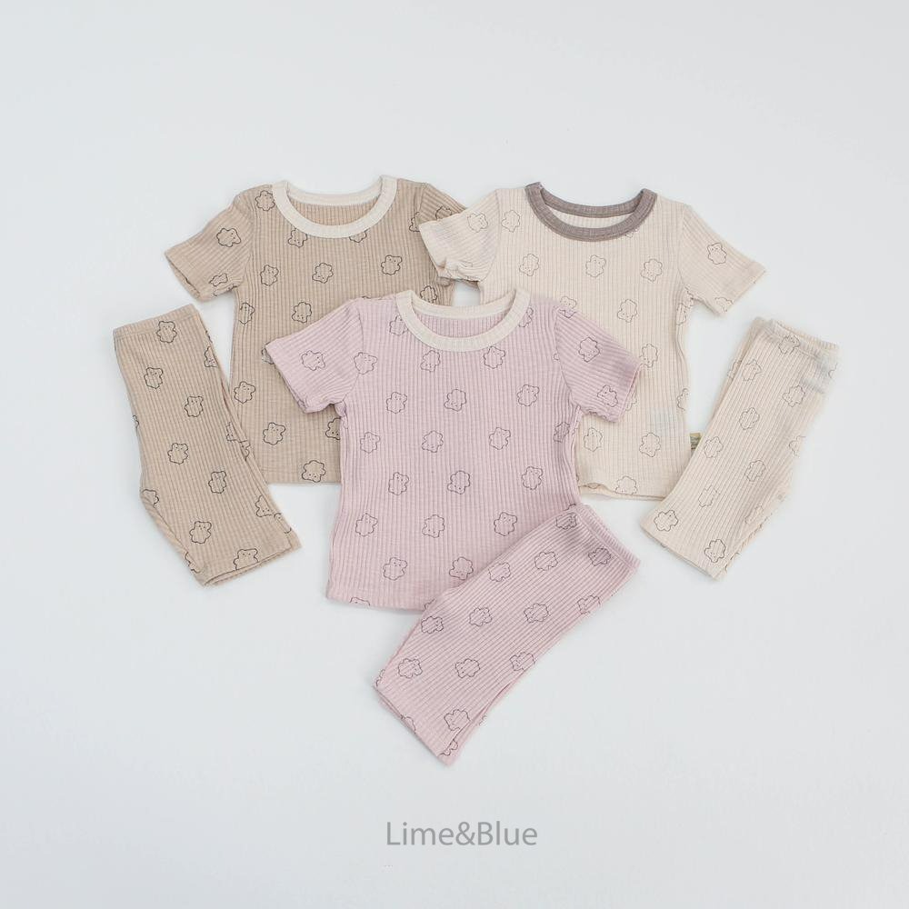 Lime&Blue 套裝 上下 라임앤블루 젤리곰상하세트-細節圖2