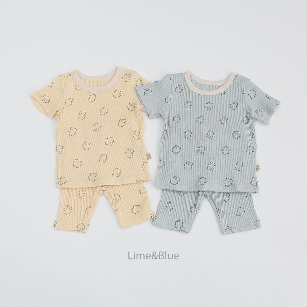 Lime&Blue 套裝 上下 라임앤블루 젤리곰상하세트-細節圖3