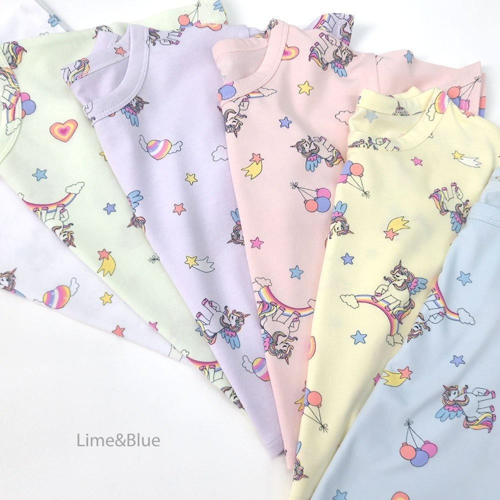 Lime&Blue 套裝 上下 라임앤블루 스텔라유니콘상하세트-細節圖7