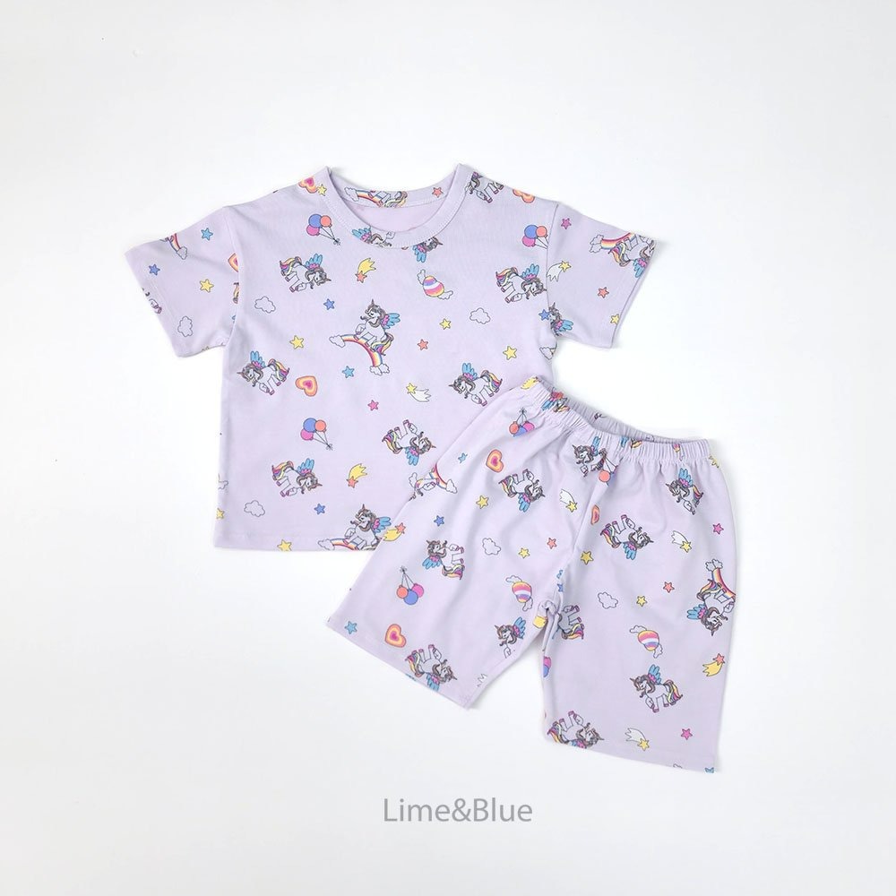 Lime&Blue 套裝 上下 라임앤블루 스텔라유니콘상하세트-規格圖10