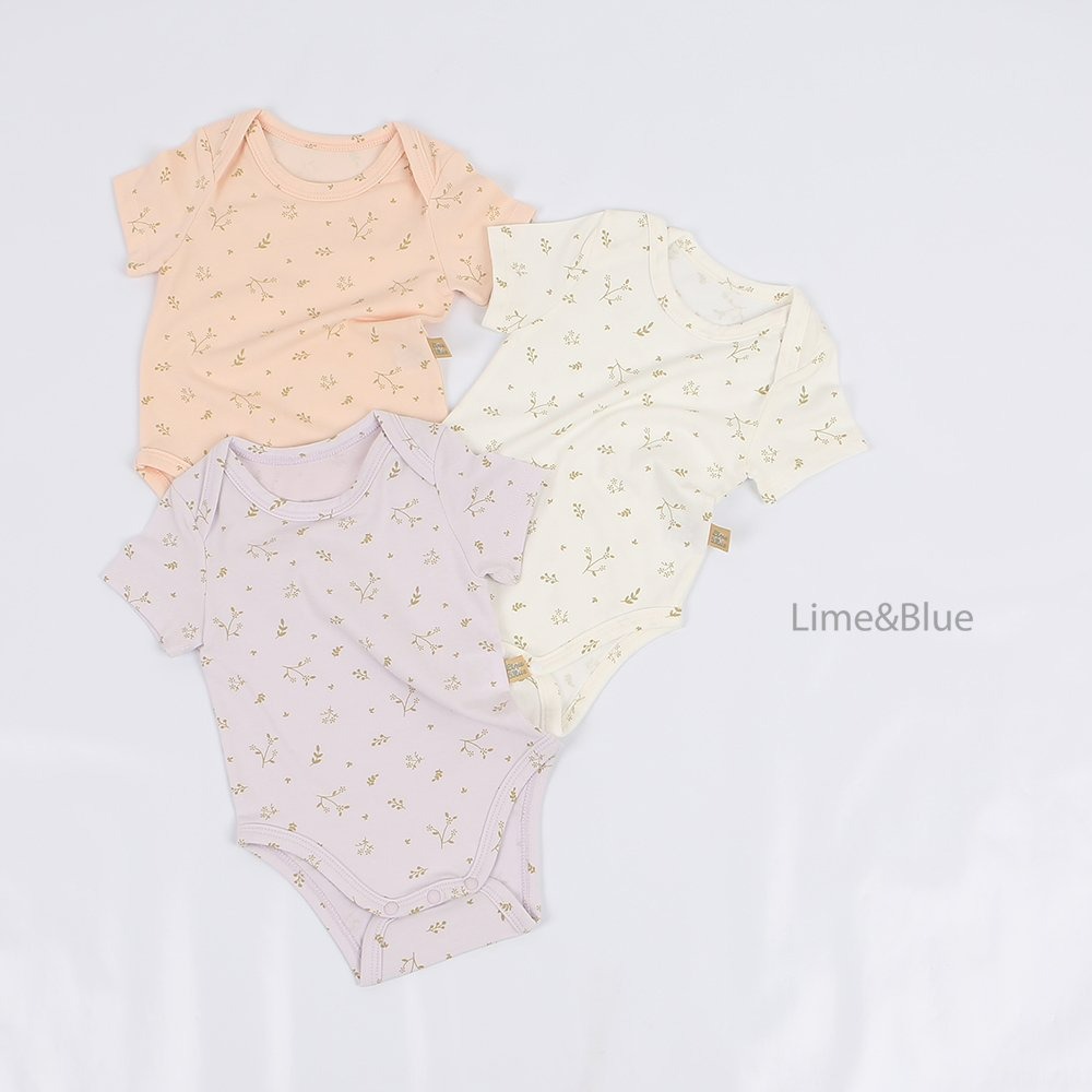 Lime&Blue 包屁衣 라임앤블루 버터플로랄슈트-細節圖4