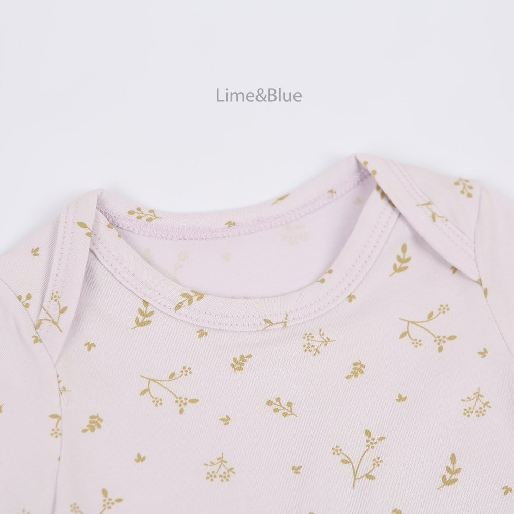 Lime&Blue 包屁衣 라임앤블루 버터플로랄슈트-細節圖7