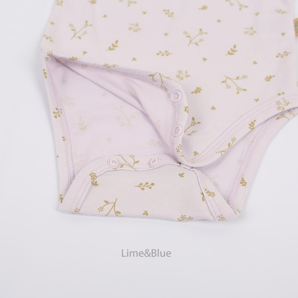 Lime&Blue 包屁衣 라임앤블루 버터플로랄슈트-細節圖10