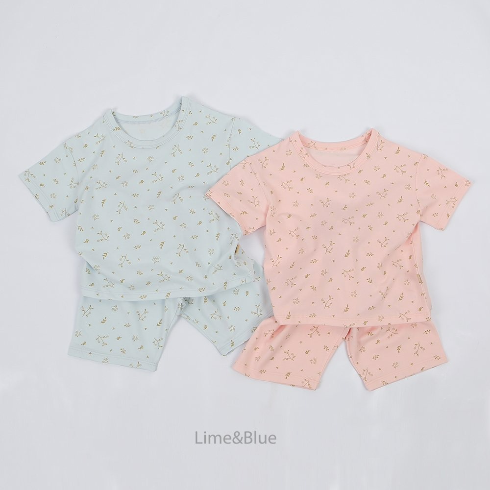 Lime&Blue 套裝 上下 (兒童) 라임앤블루 버터플로랄상하세트(아동)-細節圖7